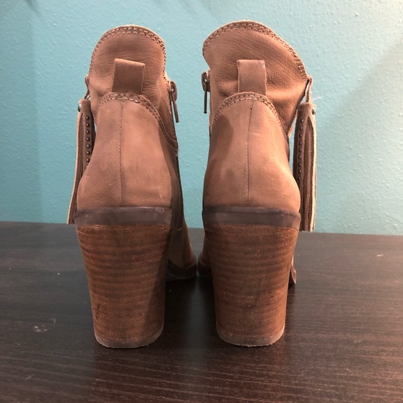 Lucky Brand Genuine Leather Brown Booties - Picture 5 of 7